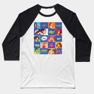 Retro Comic Strip Style Baseball T-Shirt